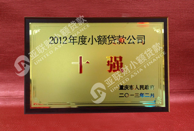 武汉亚联财小额贷款有限公司